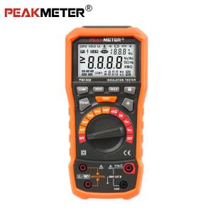 China 100GOhm Max Handheld Digital Insulation Resistance Tester PI / DAR Function wholesale
