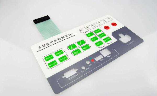 Quality Custom Gloss Membrane Control Panel For TV Controller for sale