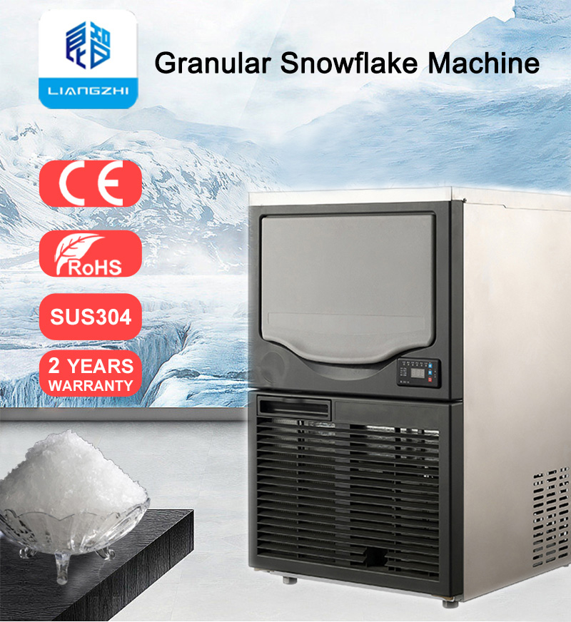 100kg LZ-220 Air Cooled Granular Ice Machine for Food Storage in Durable Construction