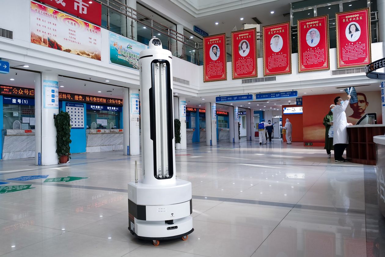Remote Control Autonomous UV Light Disinfection Robot