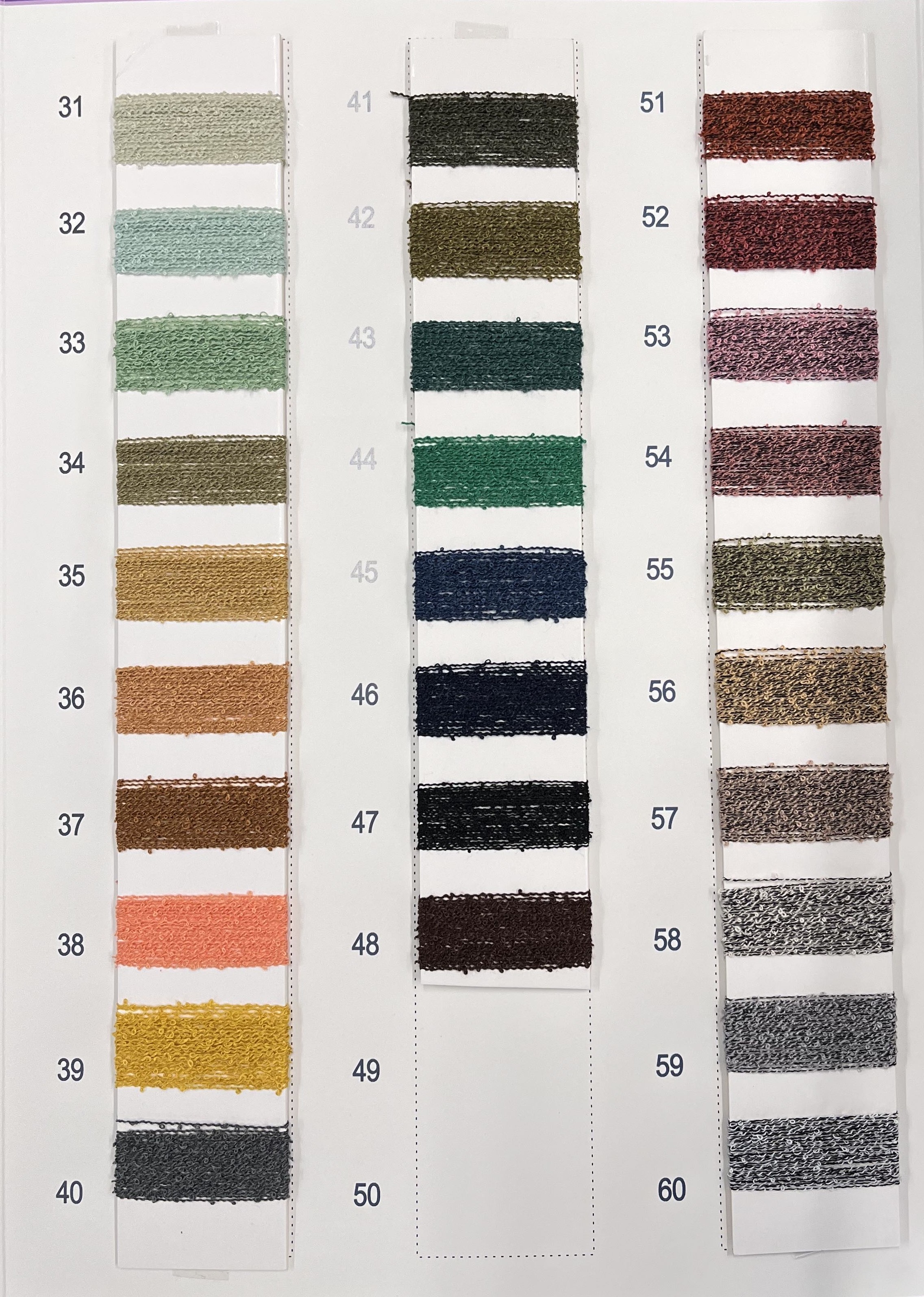 60 Colors Embroidery Loop Yarn 100 Polyester Yarn For Knitting