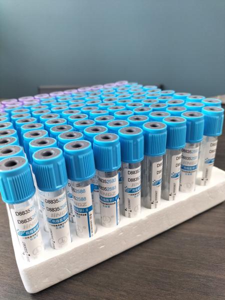 Quality Medical Blood Collection Tubes Sodium Citrate 3.2% With Blue Top Test Tubes for sale