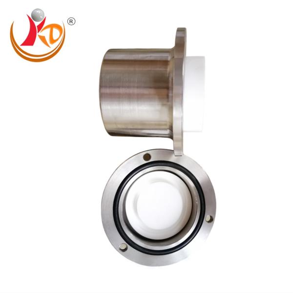 Zirconia ball mill jar with stainless steel casing used for vertical planetary ball mill