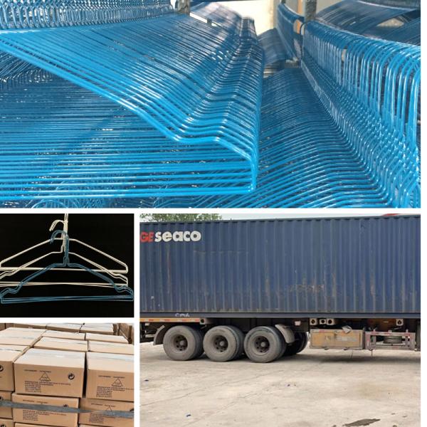 16 Inch Thin Clothes Hangers , 13.5 Gauge Heavy Duty Metal Clothes Hangers