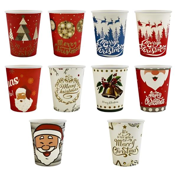 Quality Disposable Double PE Coated Single Paper Cup 9oz 250ML can be customized for sale