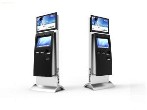 China Hospital Printing self service Kiosk with Barcode Scanner,ticket printer wholesale