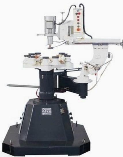 Easy Control Round Glass Shape Edging Polishing Machine for Small Glass Manufacturing