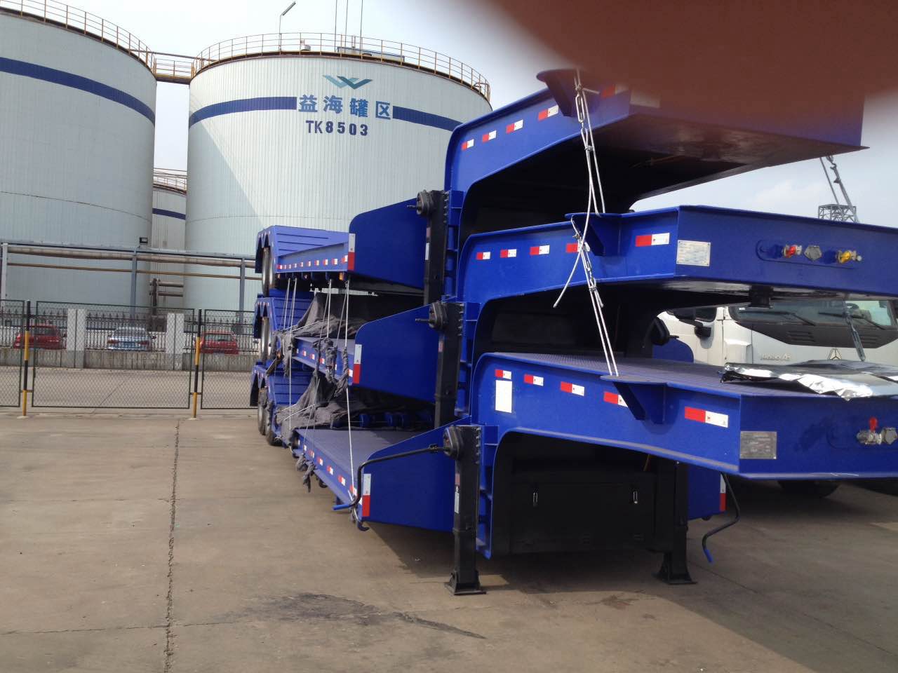 Semi-Trailer Hydraulic Axis Steerable Cast Semi Trailer for Multi Axles Bridge Girder Transport