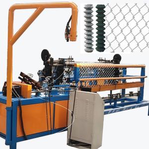 China Diamond Wire Mesh Chain Link Fence Net Making Machine on sale