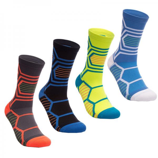 Quality Polyester Custom Printed Basketball Socks sweat absorbent for sale