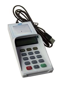 2 SAM slots Multifunction Card Reader , Mobile Bank Card Reader ISO 7816