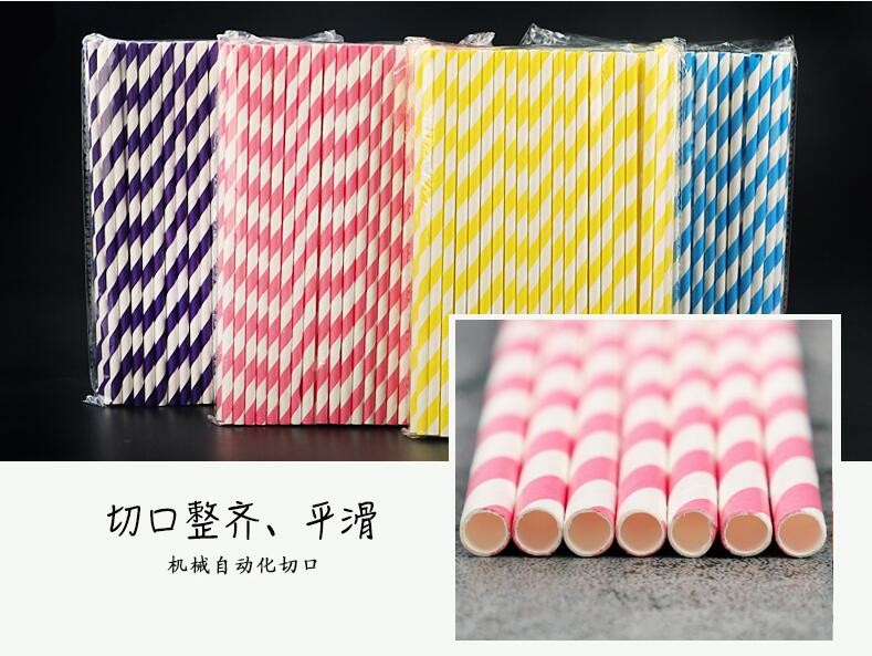 bulk colorful disposable wholesale drinking biodegradable paper straw,food grade paper straw disposable biodegradable pa