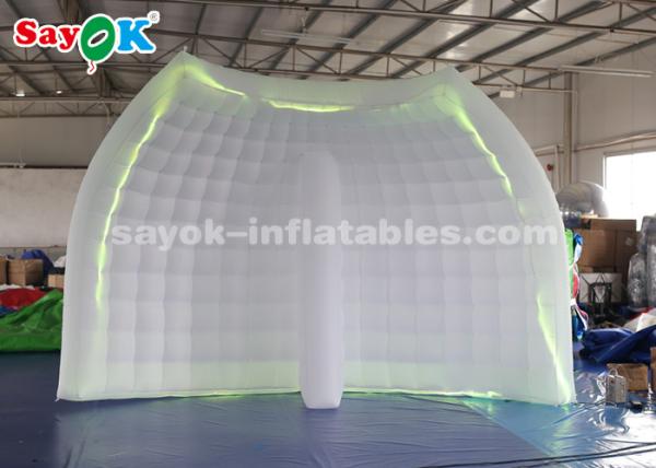 Inflatable Party Tent Portable Inflatable Photo Booth Background Wall With Led