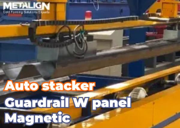 Quality Guardrail Panel Automatic Stacking Machine Servo Controlled for sale