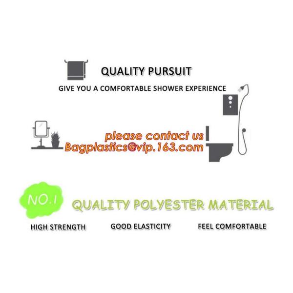 Stripe Hotel White Polyester Jacquard Shower Curtain,180x180cm maple leaf PEVA theme bathroom accessories shower curtain