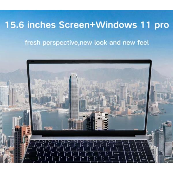 15.6inch Slim Business Notebook Laptops with Quad Core Processor and Intel N95 RAM 16GB Plastic Body Material
