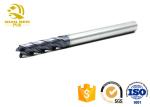 4 Flutes Tungsten Carbide CNC End Mill Cutter High Hardness Anti - Breakage Edge