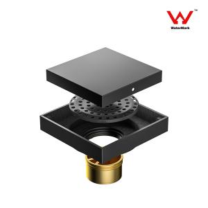 Electroplating Push Down Shower Drain