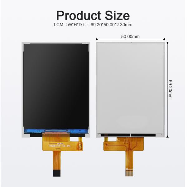 2.8'' Tft Lcd Display Module 240x320 Ips All Viewing Angle Mipi Interface