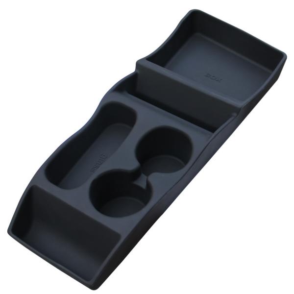 Topfit Portable Center Container /Storage Box for Tesla-Black