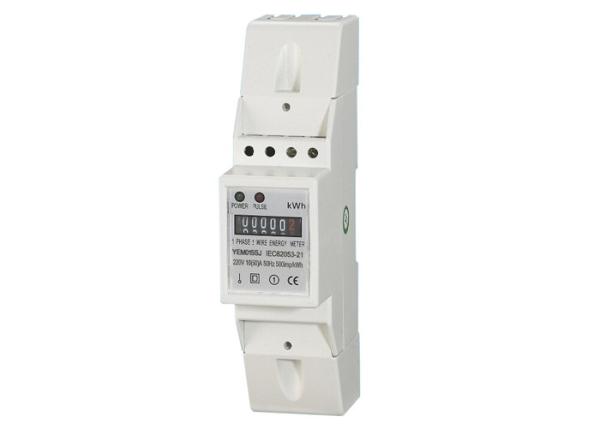 Quality Plc Electronic Energy Meter Single Phase with Electromagnetic Counter Display for sale