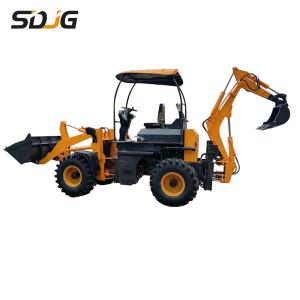 China 4 X 4 Flange Cylinder Towable Backhoe Loader Easy Operation wholesale