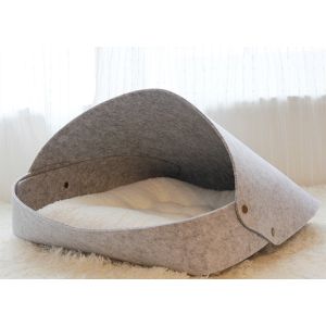 China Cat Breathable 3mm Felt Pet Cave Contains A Pad wholesale