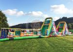 30m length inflatable obstacle inflatable water obstacle game inflatable