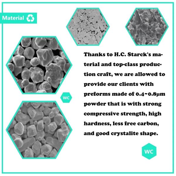 Durable Various Diameter Tungsten Carbide Round Bar Blank Polished Rods