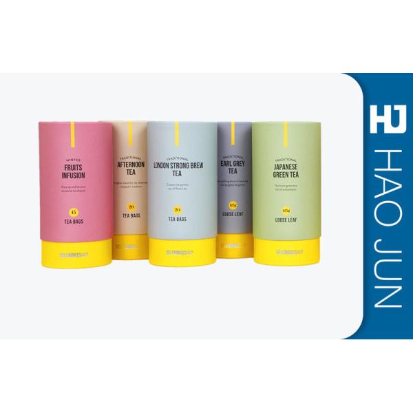 Custom Round Printed Cardboard Tubes Packaging With Recycled Materials