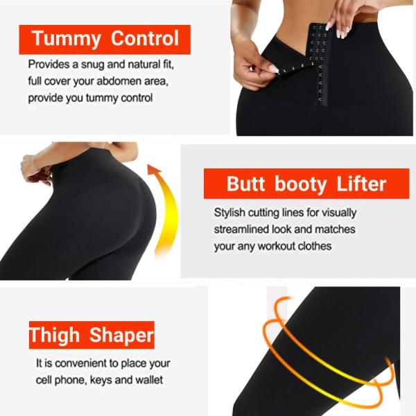 75%polyamide 25%spandex Leggings for Women S-3XL Waist Trainer Slimming Warm and Cozy