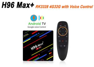 China H96 Max Plus Smart TV Box RK3328 4GB 32GB Android 8.1 USB3.0 Voice Control Support HD 4K Set-top Box wholesale