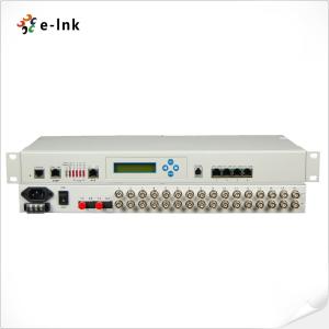 China HDMI Fiber Extender 16E1 4FE LCD PDH SNMP Multiplexer 10M 100M Auto Adaptable wholesale