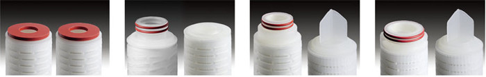Glass Microfiber Cartridge Filter Vessels For Air And Gas Filter , Steaming Sterilize
