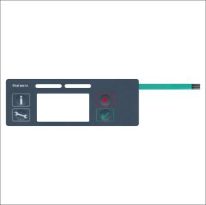 China 3 button membrane switch keyboard with lcd window wholesale