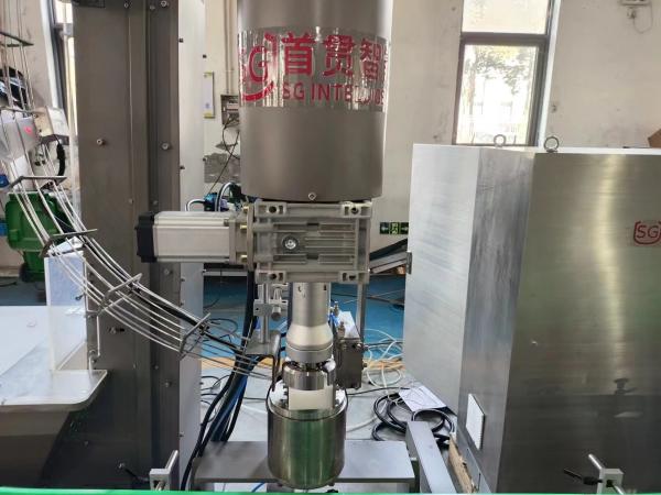 Quality 220V PLC Control Liquid Filling Machine Water Based Paint Filling Machine Series For 5L Barrel Liquid Products for sale