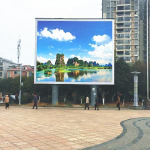 China 120° Viewing Angle Full Color LED Display Board P10 DIP346 Epistar Chip 300-750w on sale