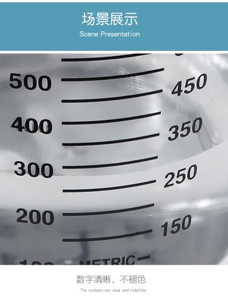 Quality 1000ml Glass Measuring Cup Baking Measuring Mug Jar With Handle for sale