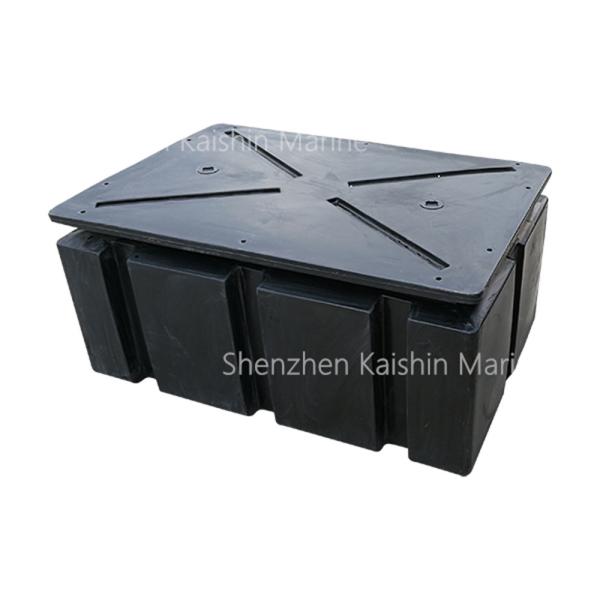 Quality Black Modular LLDPE Floater Dock EPS Foam 30mm Floating Pontoon for sale