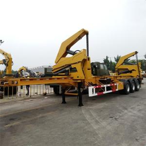 China 1020mm Length 45 Ton 40Ft Side Loader Container Trailer on sale