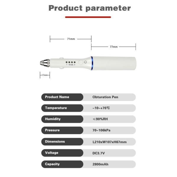Dental Gutta Percha Obturation Systems Endodontics Pen OEM Dental Gutta Percha Obturation Pen Heated Root Canal Filling System