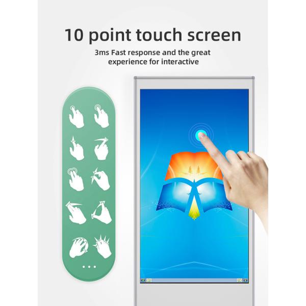 OEM 32'' Digital Signage Display Android Freestanding Digital Poster