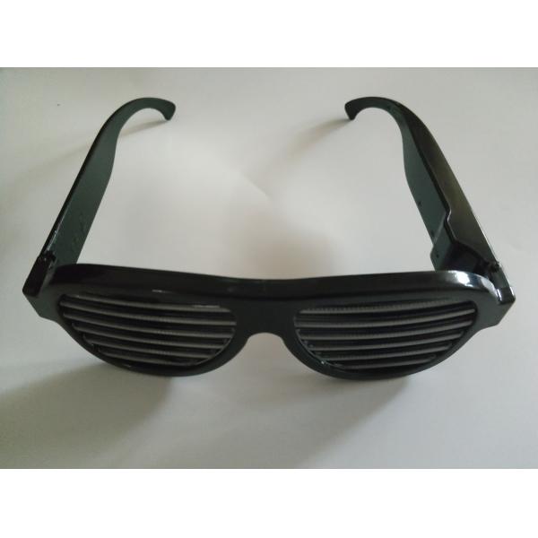 New Style Voice-Activated LED glasses Sound activated shutter led flashing glasses with USB charger led sunglasses