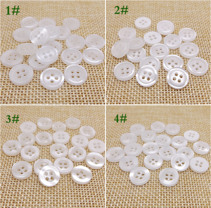 wholesale large quantity plastic shirt coat button shine stone button for garment