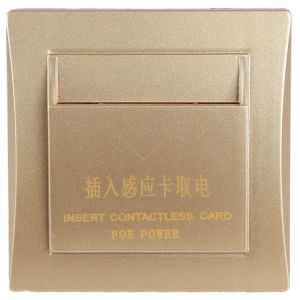 China 220 V ID Card Power Switch Extended Products Load Power 6000W Zero Fire Wiring Method Durable wholesale