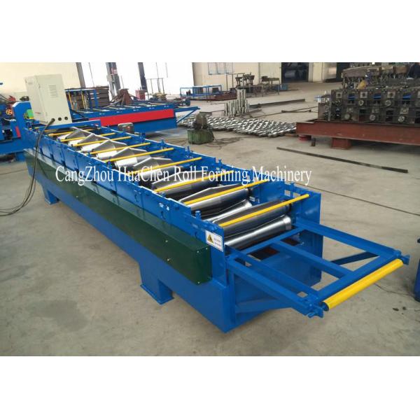 Automatical Roof Ridge Cap Roll Form Machine Metal with PANASONIC PLC Computer Control