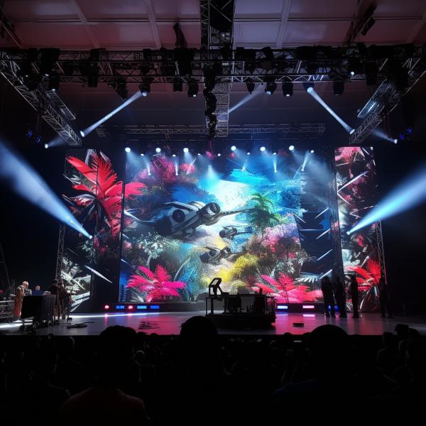 Quality Rental High Definition Video Display Seamless P3 LED Wall Resolution for sale