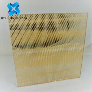 Customized Decorative Ceramic Fritted glass , Silk Screen Printing Glass For Window