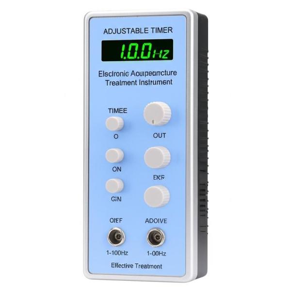 Adjustable Timer and 1-100Hz Frequency Electronic Acupuncture Treatment