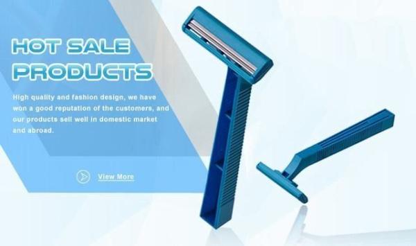 Quality Sharp Smooth Double Sided Razor , Sensitive Skin Use Disposable Blade Razor for sale